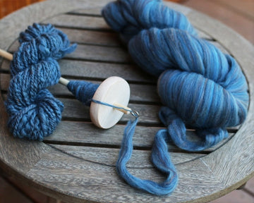How to Draft Yarn on a Drop Spindle