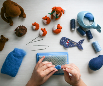 Needle Felting without Animal Products: Yes You Can!