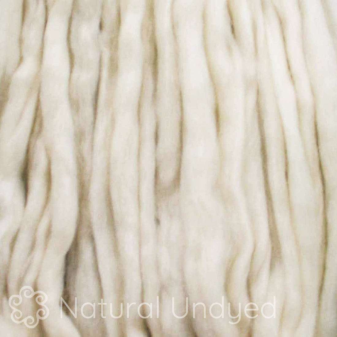 BFL Wool Roving - Natural