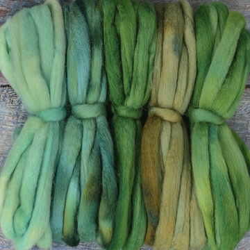 BFL Hand Dyed Collection - Greenery