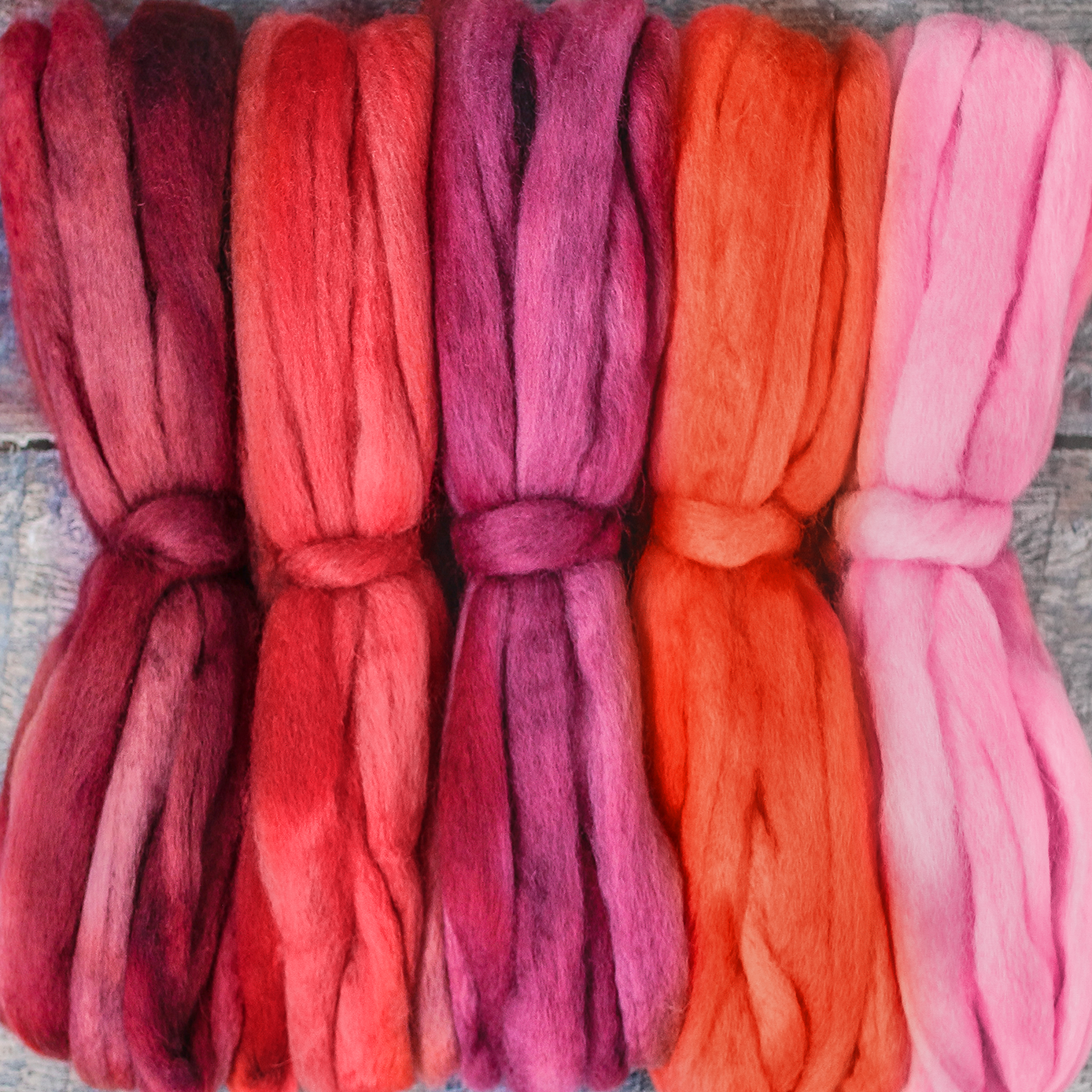 BFL Hand Dyed Collection - Fire