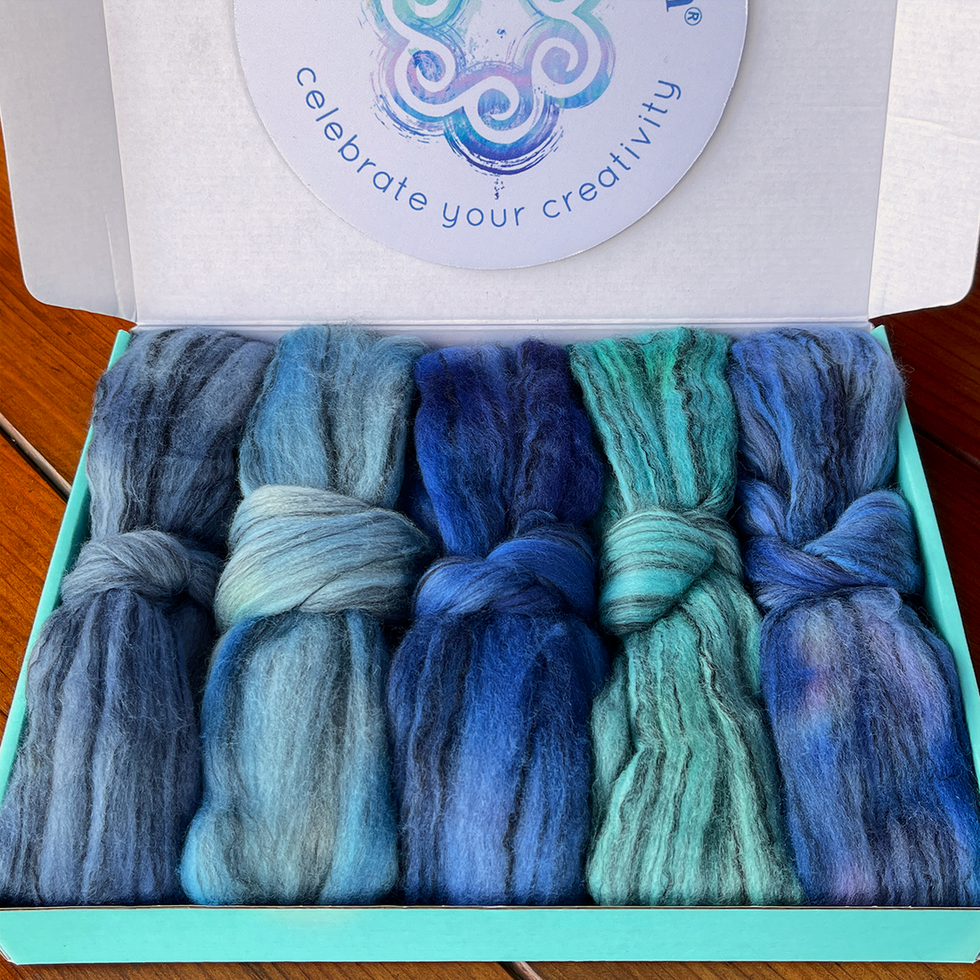 Merino Tencel Collection, Hand Dyed - Blues