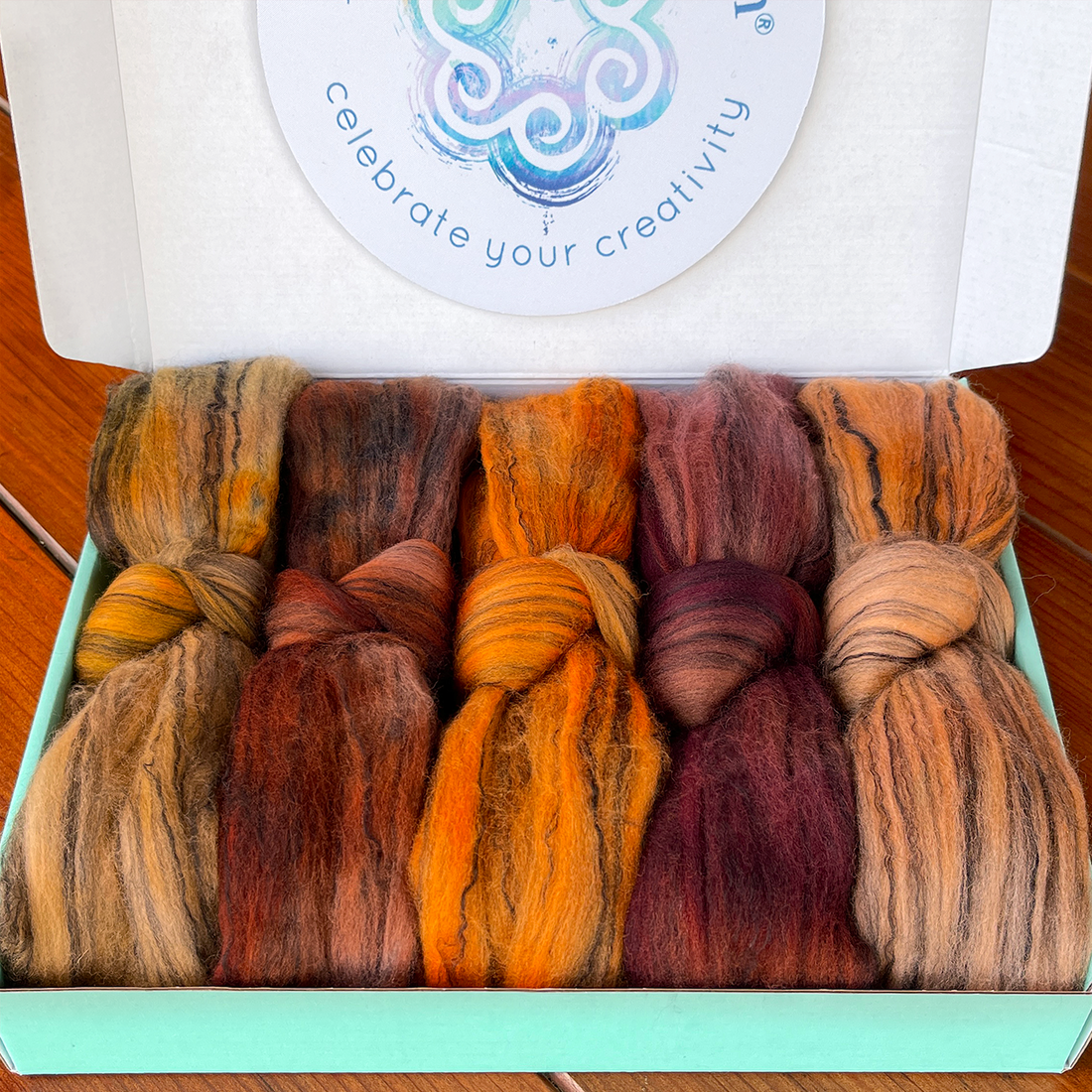 Merino Tencel Collection, Hand Dyed - Harvest