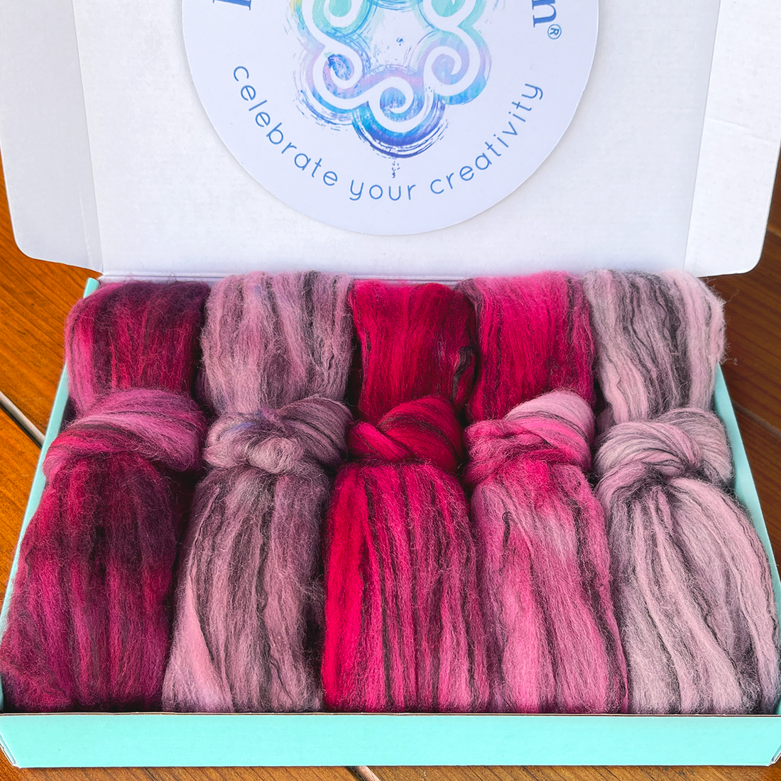 Merino Tencel Collection, Hand Dyed - Pinks