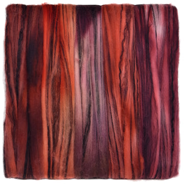 Merino Tencel Collection, Hand Dyed - Fire