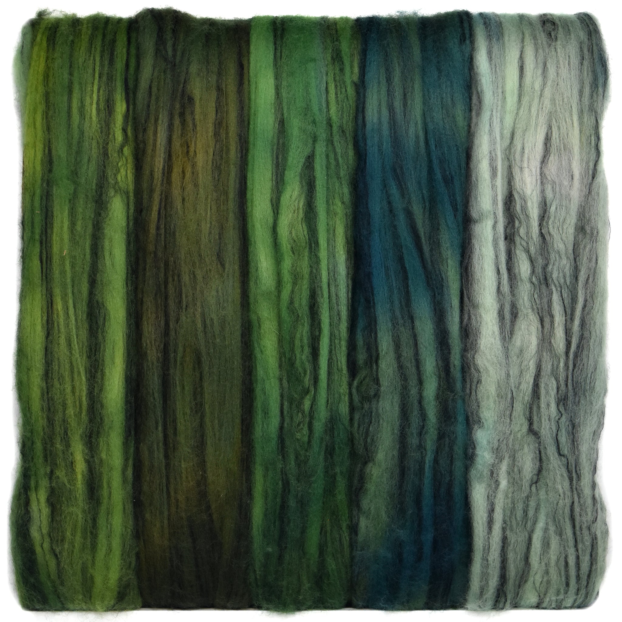 Merino Tencel Collection, Hand Dyed - Greenery