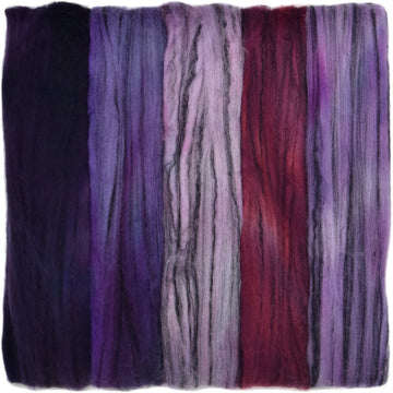 Merino Tencel Collection, Hand Dyed - Purple