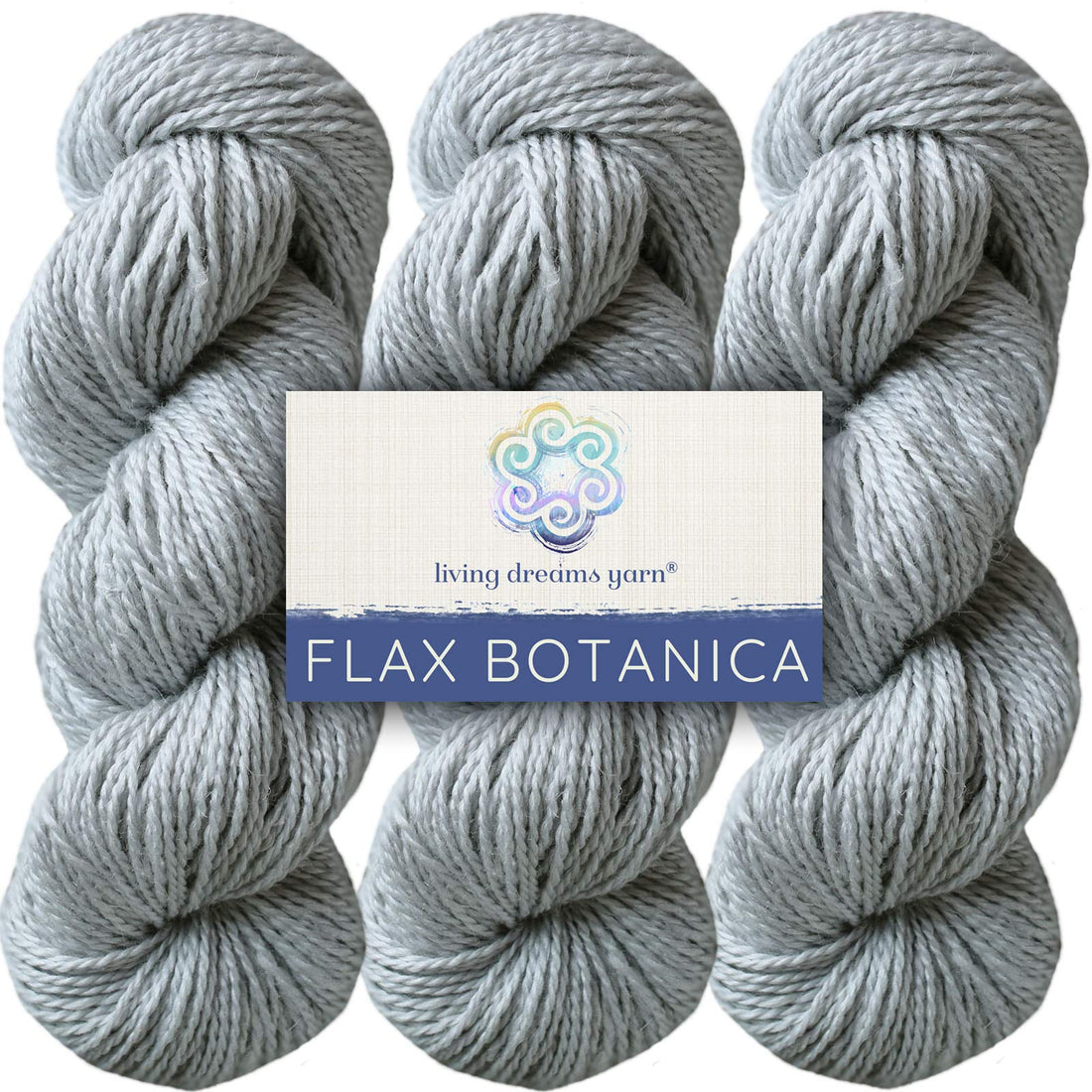 Flax Botanica, Light DK Yarn - Sterling