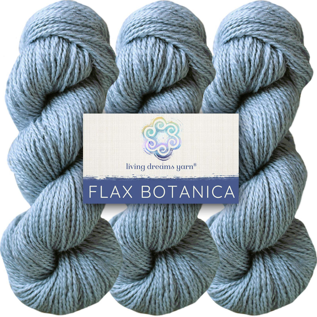 Flax Botanica, Light DK Yarn - Dove