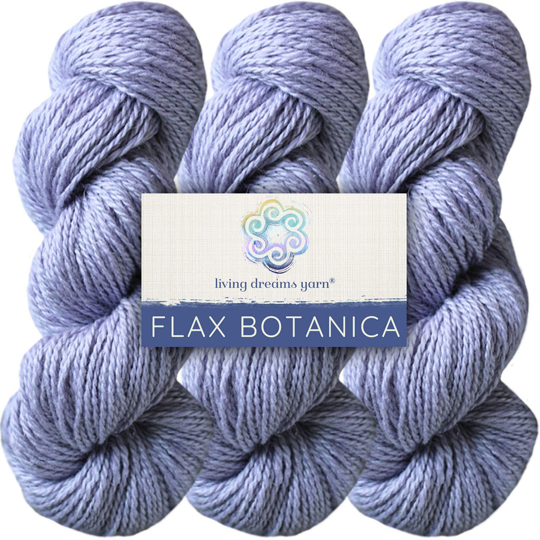 Flax Botanica, Light DK Yarn - Lavender