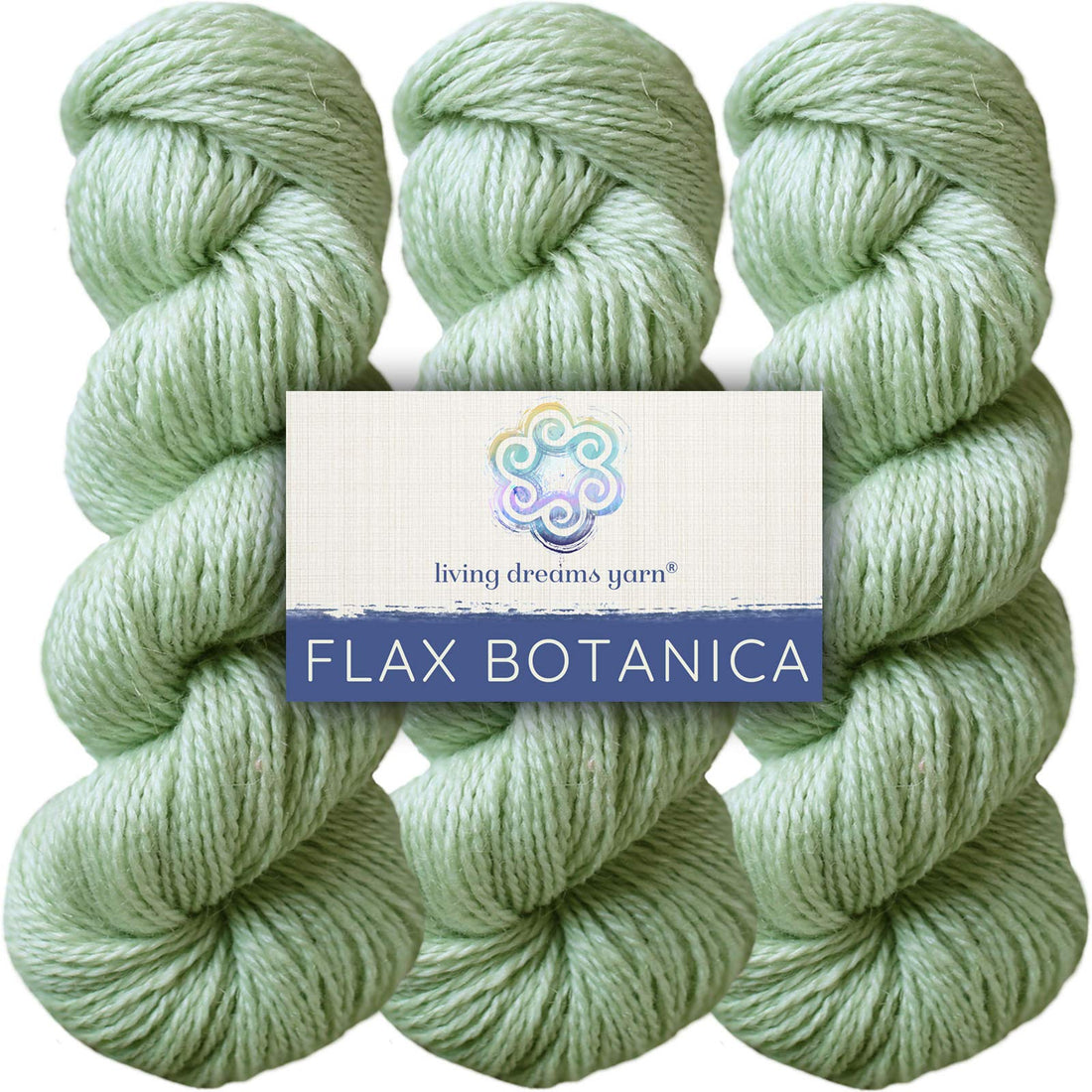 Flax Botanica, Light DK Yarn - Pistachio