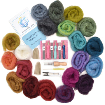 Needle Felting Kit for Beginner - Multi Colors