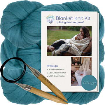 Knit Kit: Merino Blanket Cape Cod - Everest