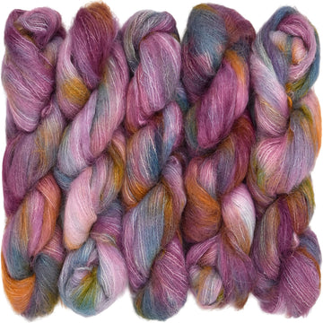 Suri Sensation, Hand Dyed Yarn with Halo - Botany