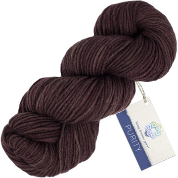Purity DK Yarn, Certified Organic - Mahogany