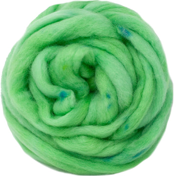 BFL Wool Roving, Hand Dyed - Nile