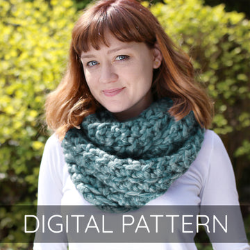 Digital Knitting Pattern Download - Elegance Cowl