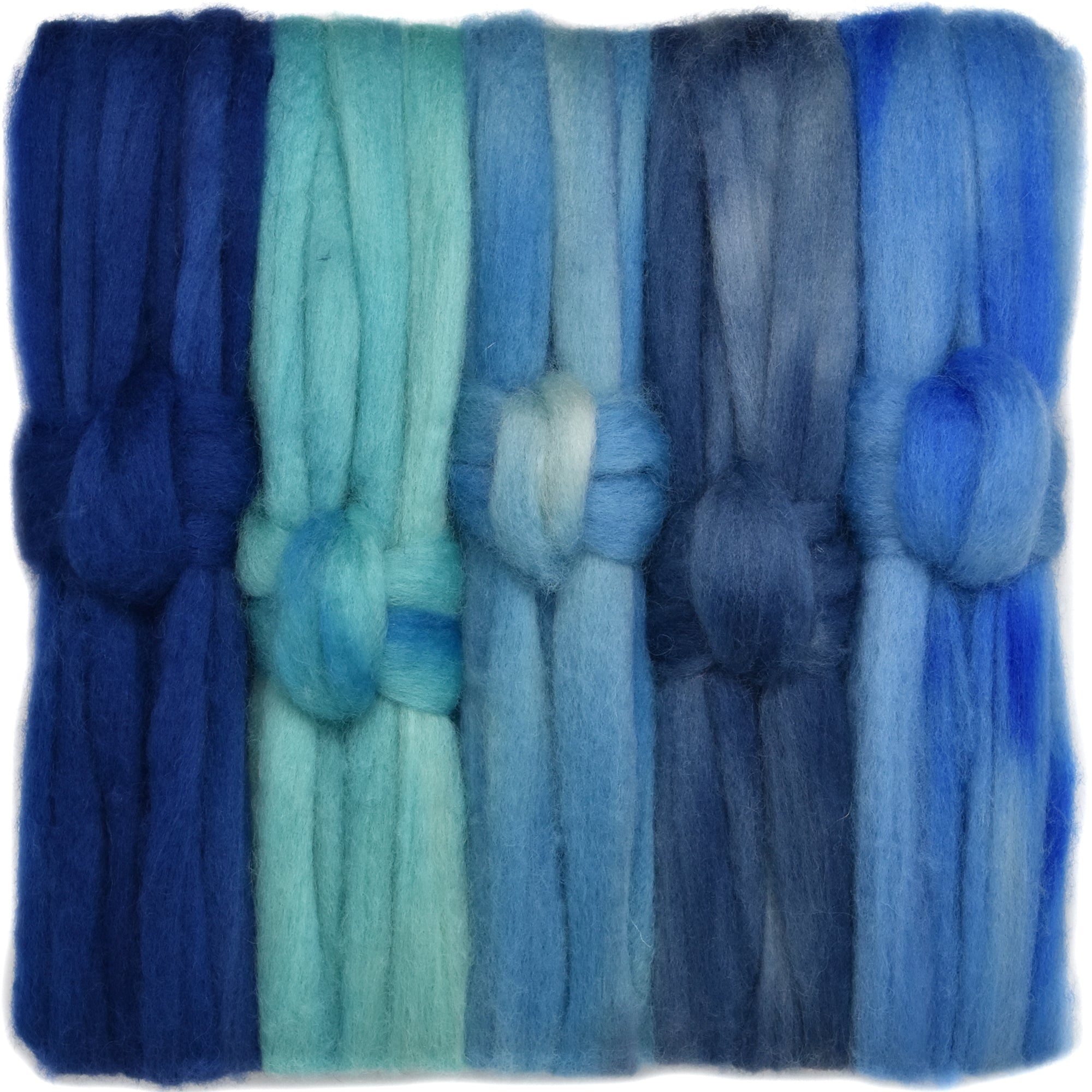 BFL Hand Dyed Collection - Blues