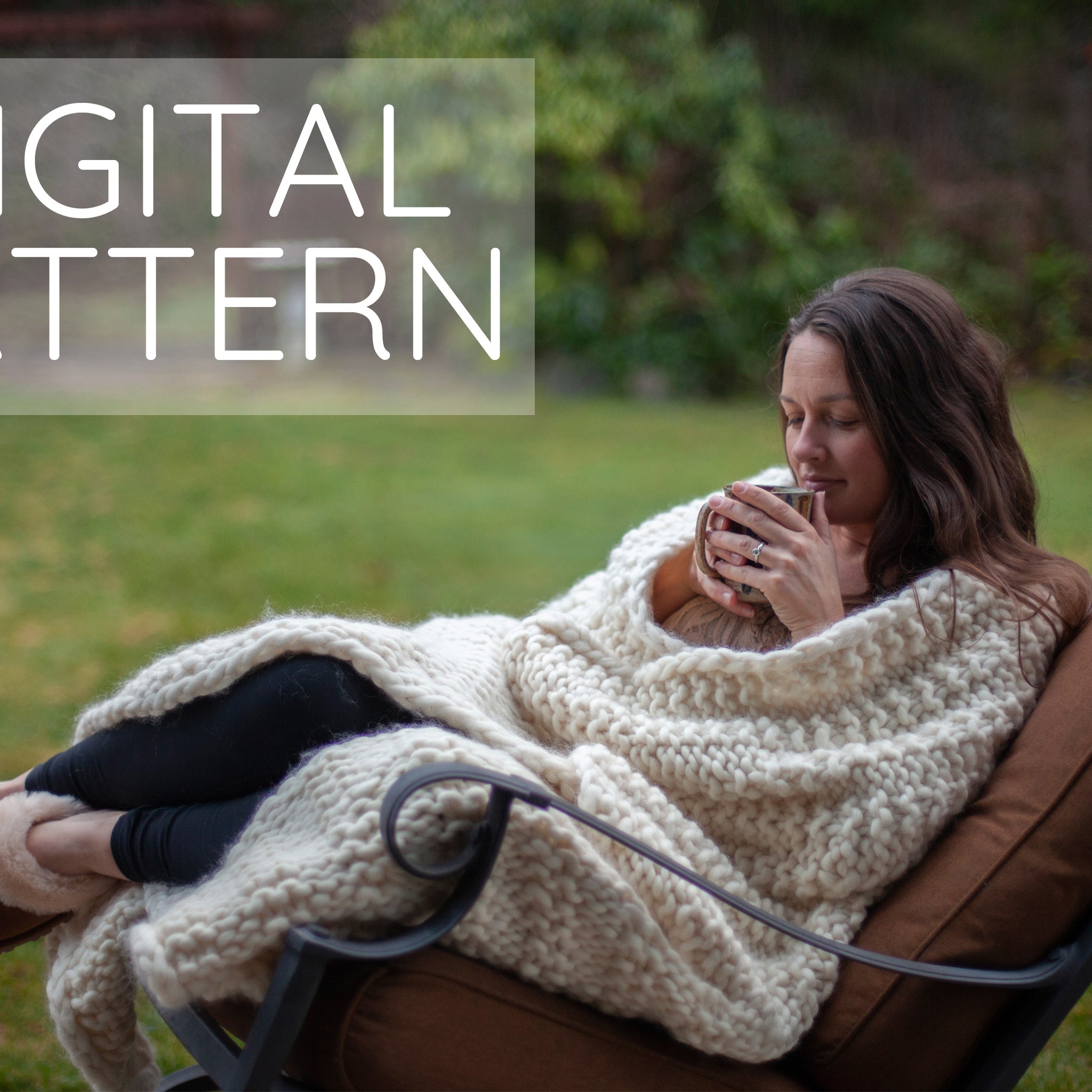 Digital Knitting Pattern Download - Cape Cod Blanket