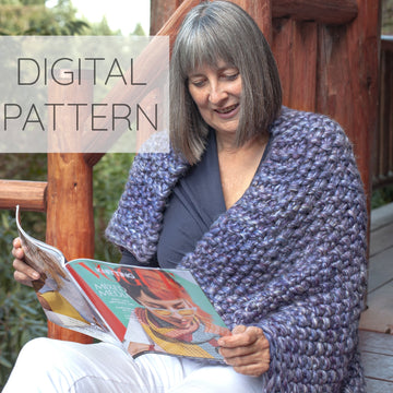 Digital Knitting Pattern Download - Sasha Blanket