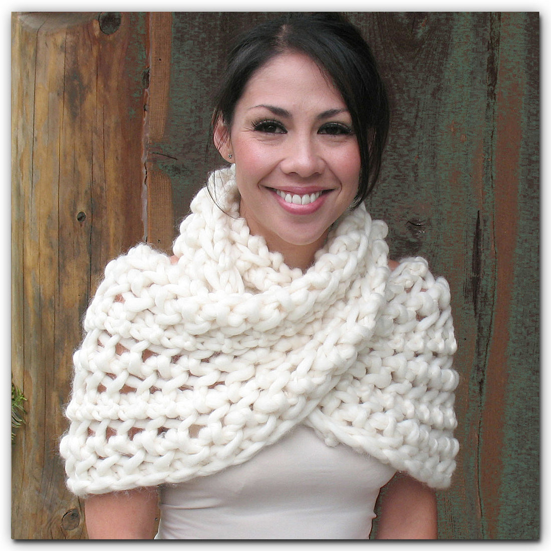 Digital Knitting Pattern Download - Elegance Cowl