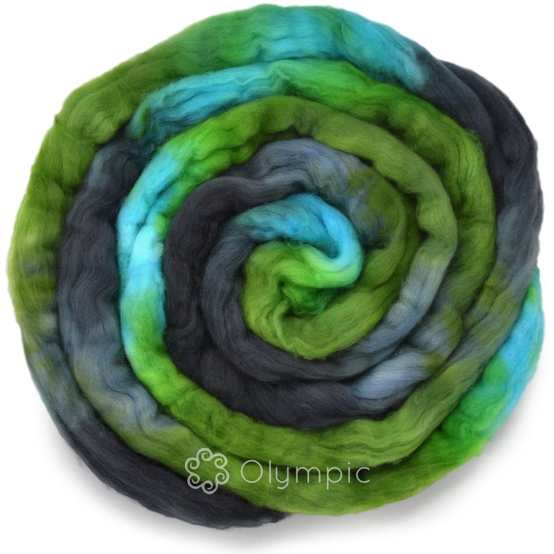 Double Dip, Hand Dyed Rambouillet Wool - Olympic