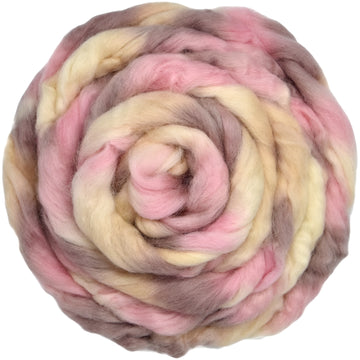 Pre-drafted Space Dyed Wool for Easy Spinning - Peace Out