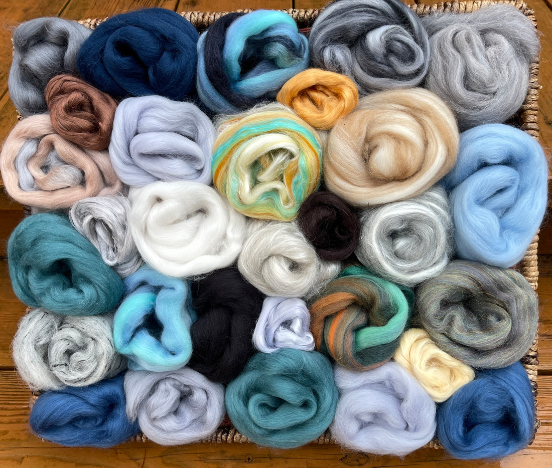 Color Bomb: Merino & Mixed Fiber - Beach Comber