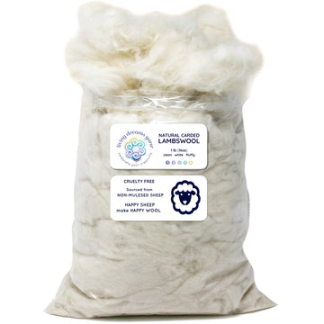 Lambswool, Carded Wool for Toy Stuffing