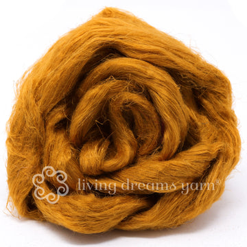 Flax Combed Top - Curry