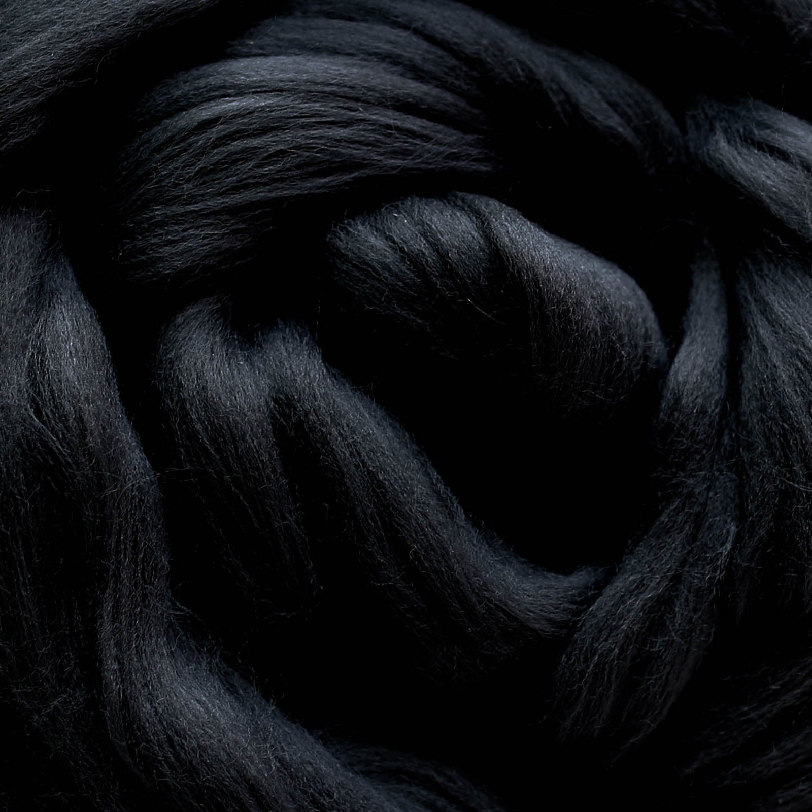 Tussah Silk - Black
