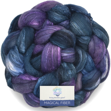 Magical Silk Merino Blend, Hand Dyed - Djinn 4oz