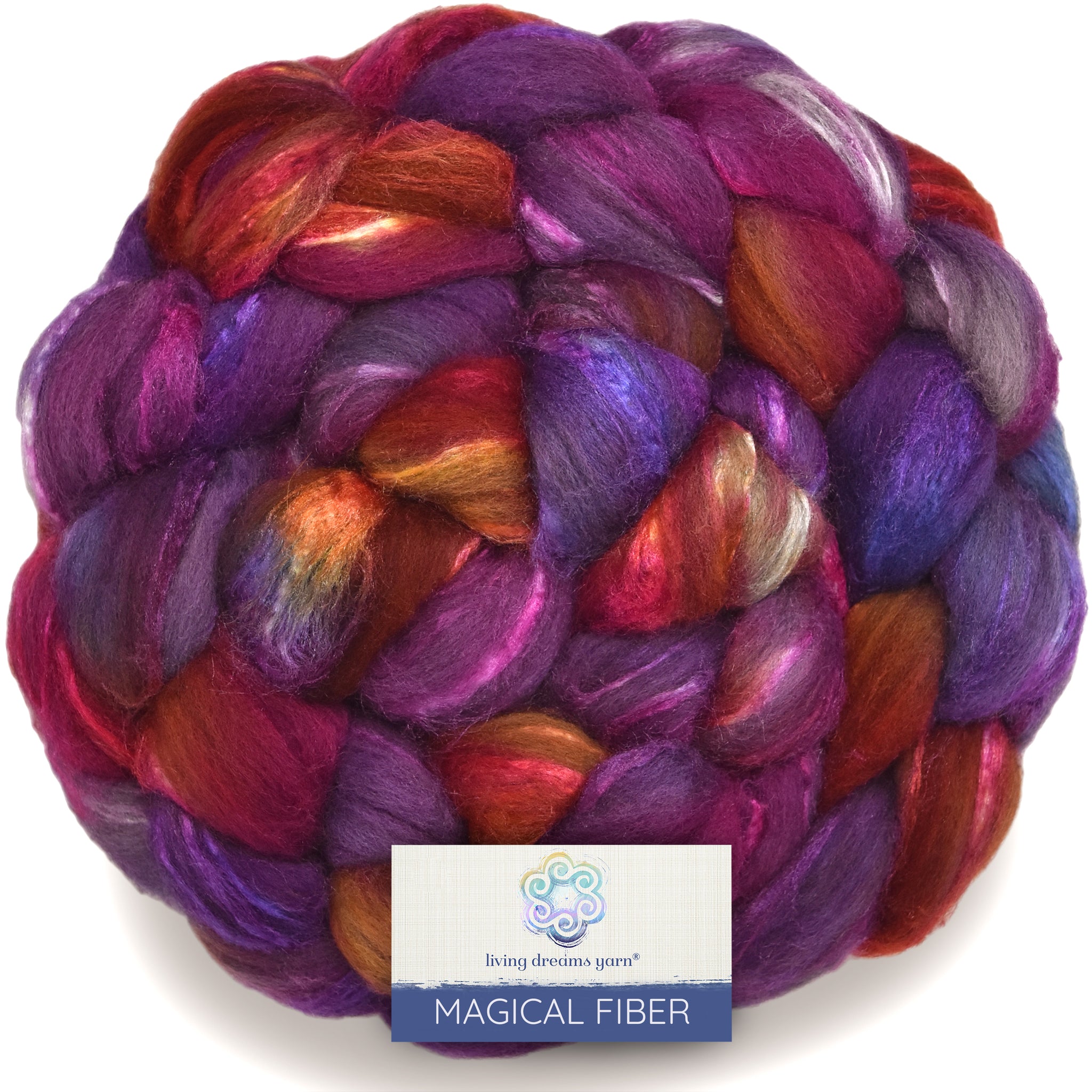 Magical Silk Merino Blend, Hand Dyed - Lunaria 4oz