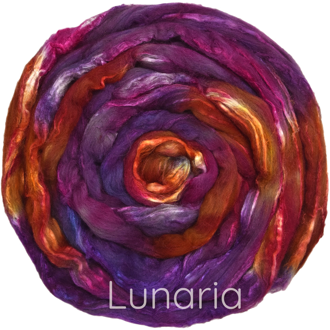 Magical Silk Merino Blend, Hand Dyed - Lunaria 4oz