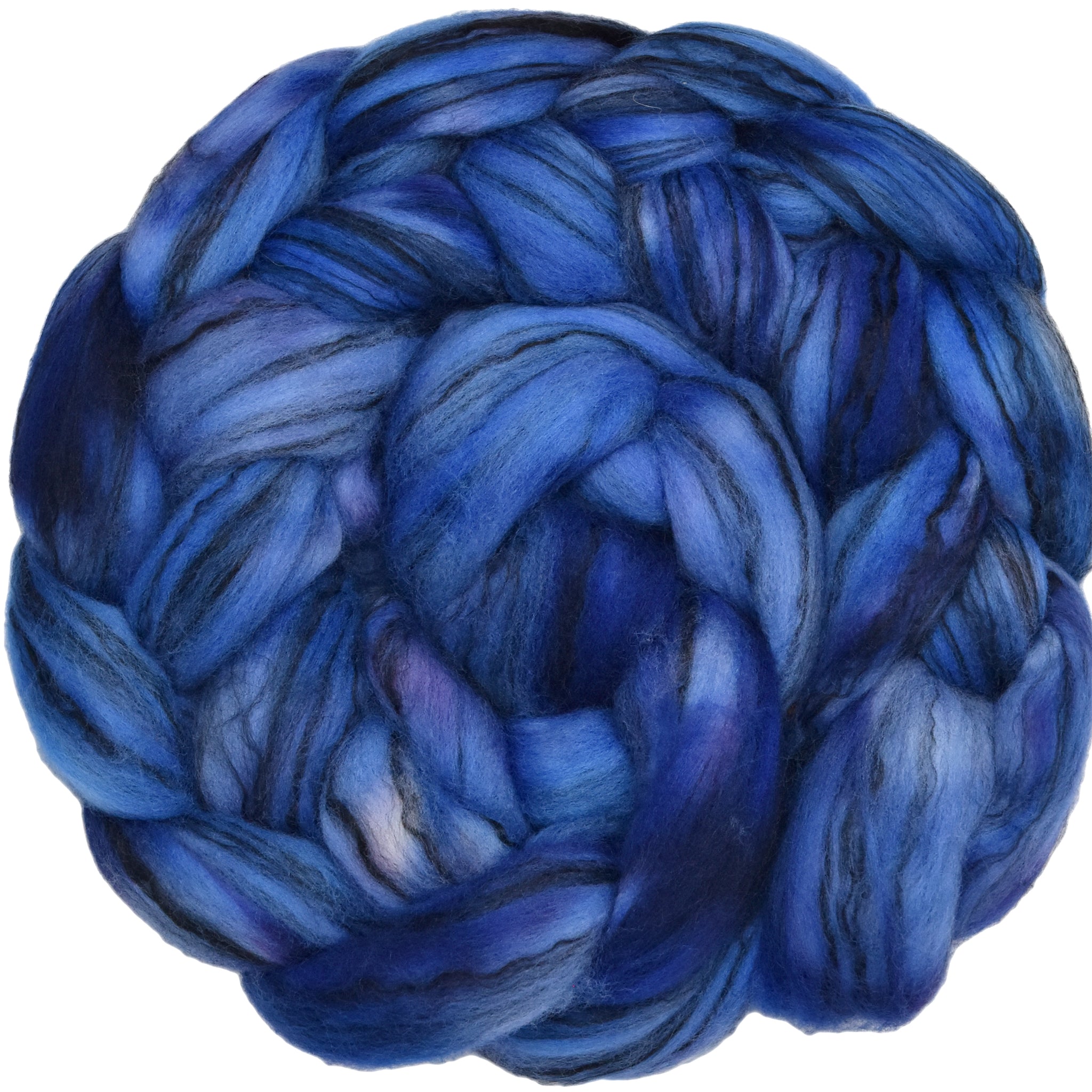 Merino Tencel Roving, Hand Dyed - Copenhagen