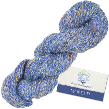 Mofetti DK Yarn - Mohair Yarn with Confetti Speckles - Carnival