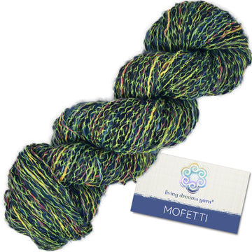 Mofetti DK Yarn - Mohair Yarn with Confetti Speckles - Festival