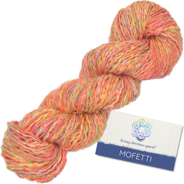 Mofetti DK Yarn - Mohair Yarn with Confetti Speckles - Rave