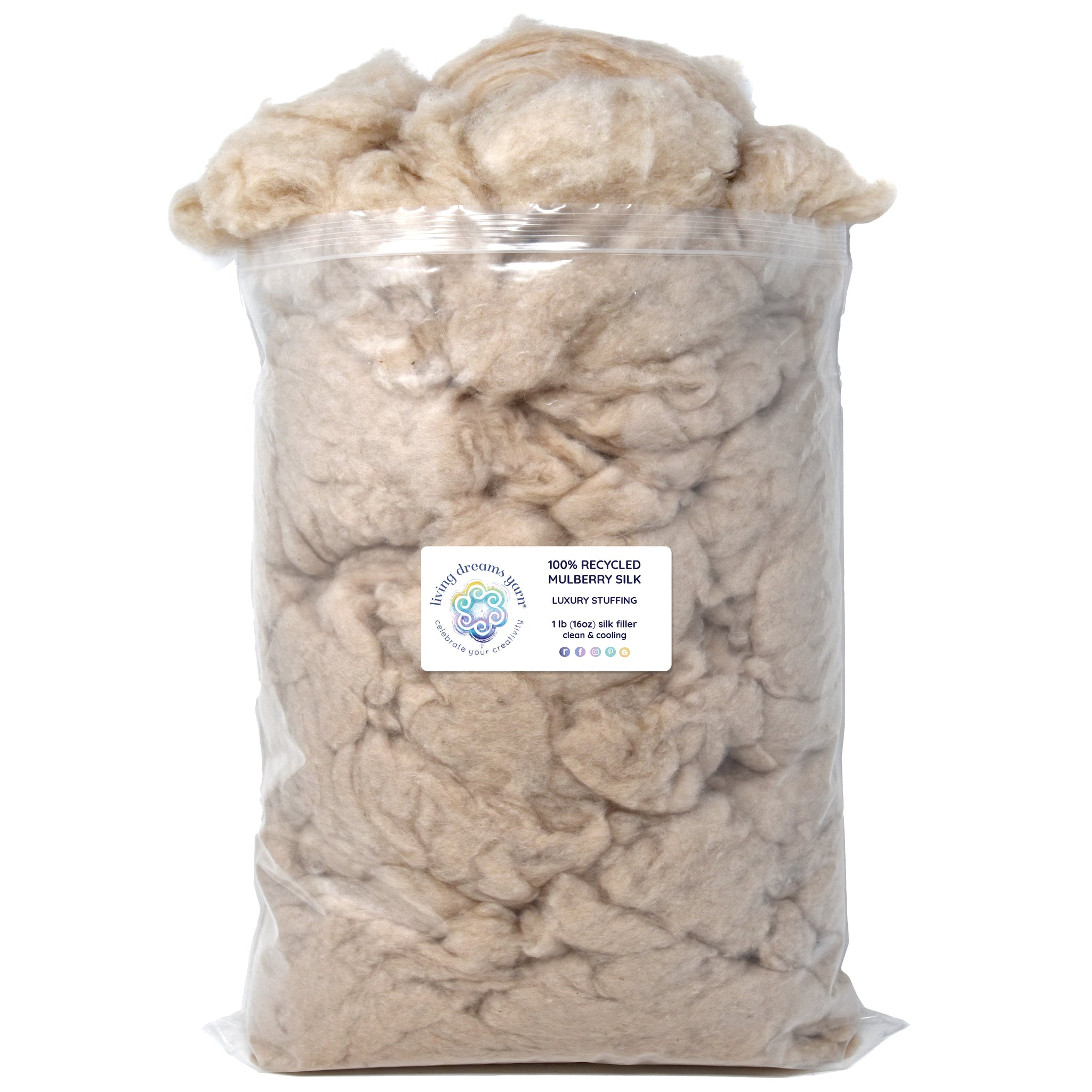 Recycled Mulberry Silk Stuffing