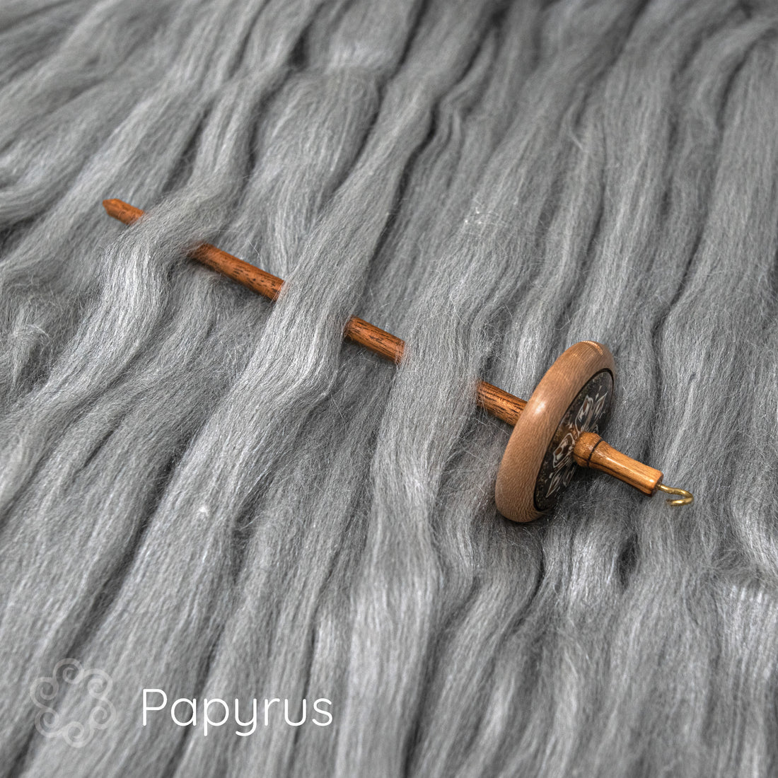 Spin Kit with Drop Spindle & Merino Silk - Papyrus