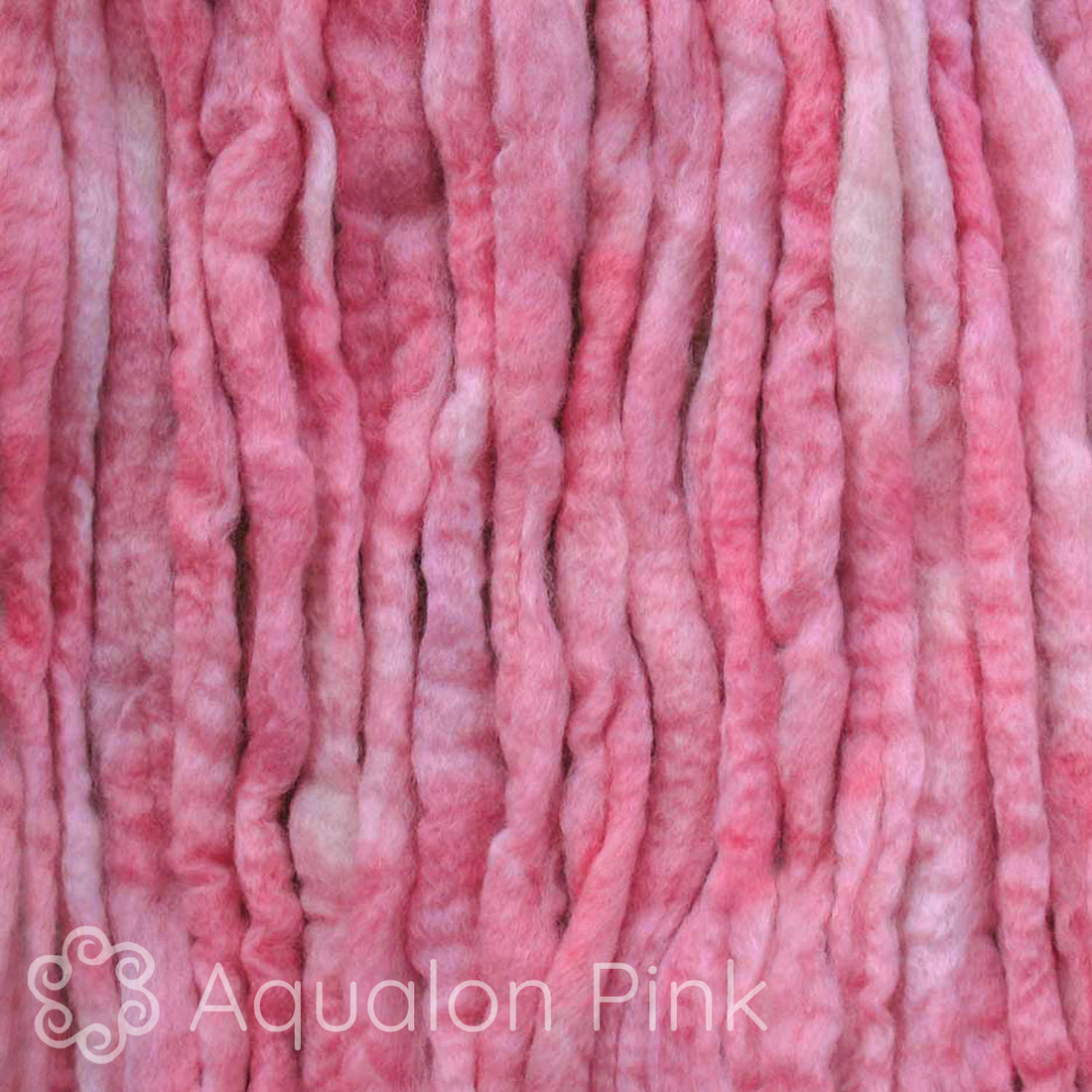 Spin Kit with Drop Spindle & BFL Wool - Aqualon Pink