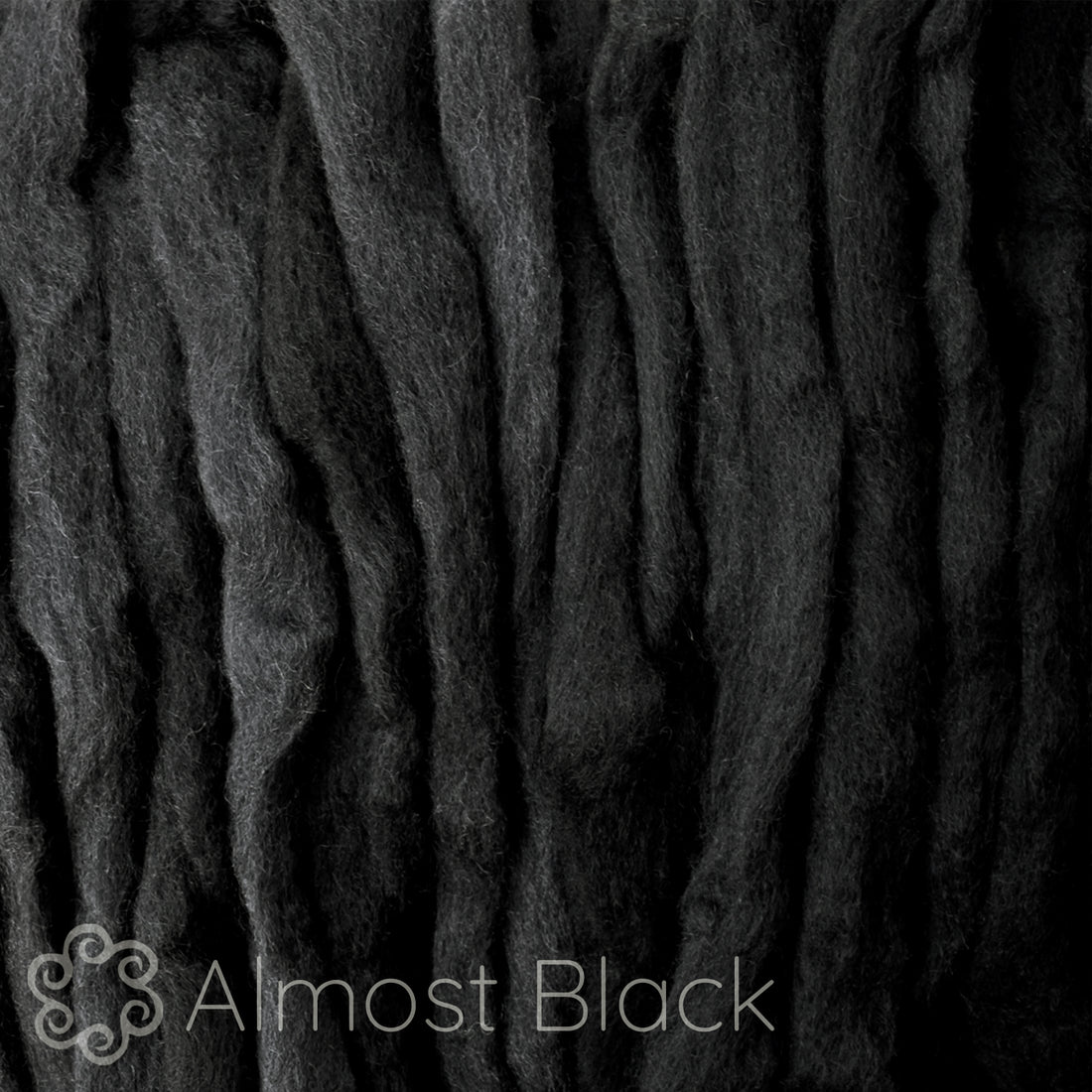 Spin Kit with Drop Spindle & BFL Wool - Almost Black