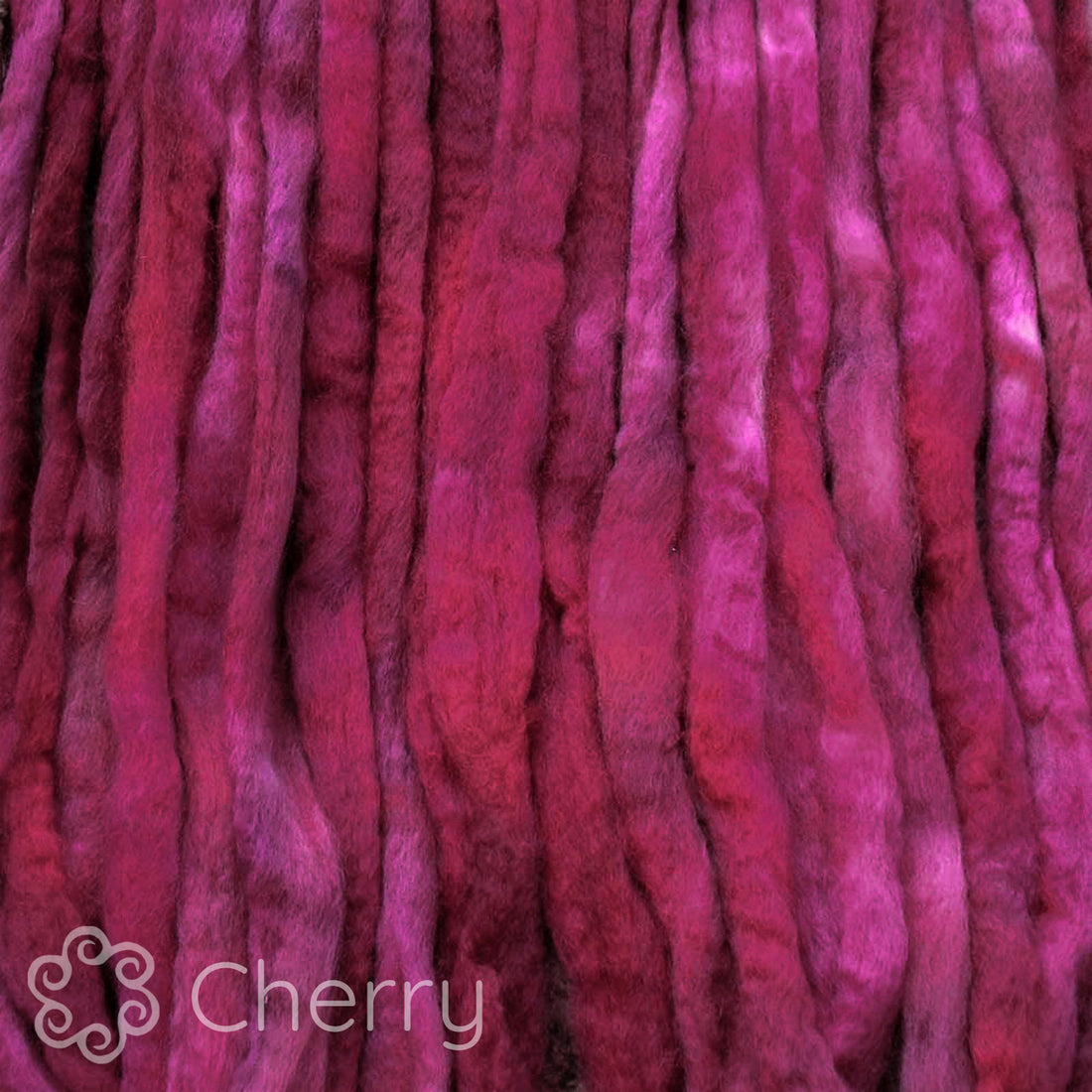 Spin Kit with Drop Spindle & BFL Wool - Cherry