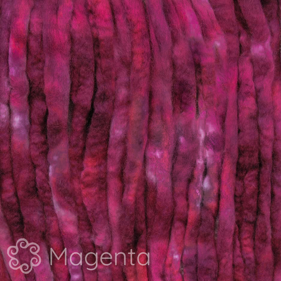Spin Kit with Drop Spindle & BFL Wool - Magenta