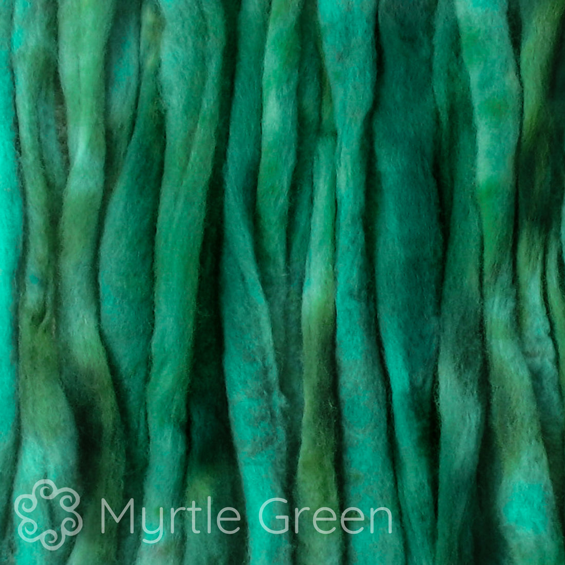 Spin Kit with Drop Spindle & BFL Wool - Myrtle Green