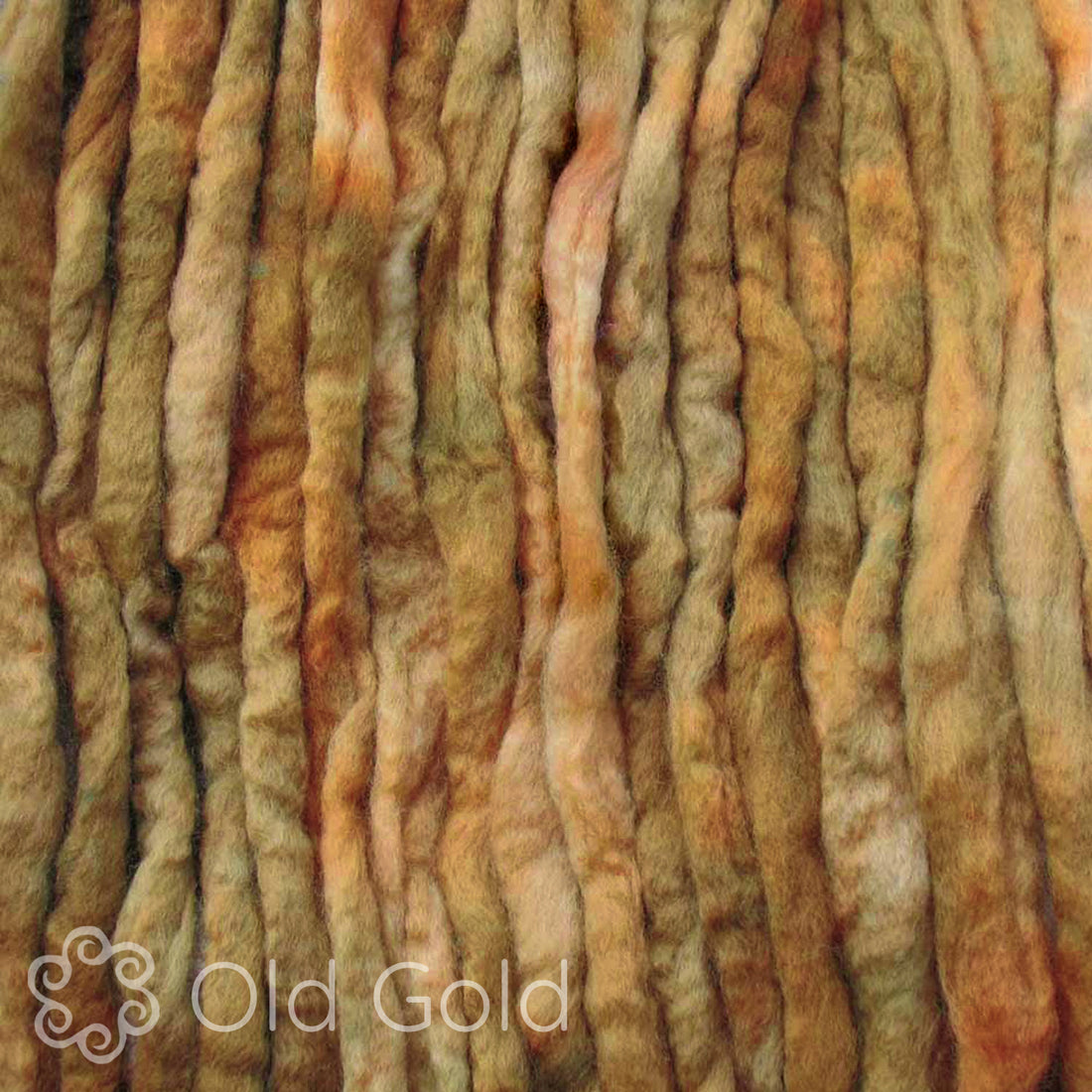 Spin Kit with Drop Spindle & BFL Wool - Old Gold