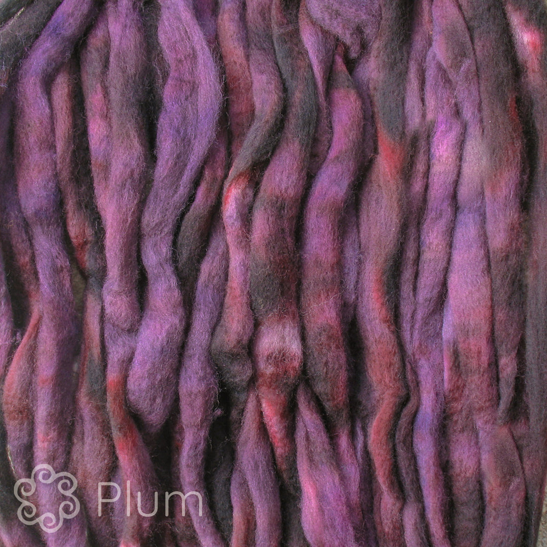 Spin Kit with Drop Spindle & BFL Wool - Plum
