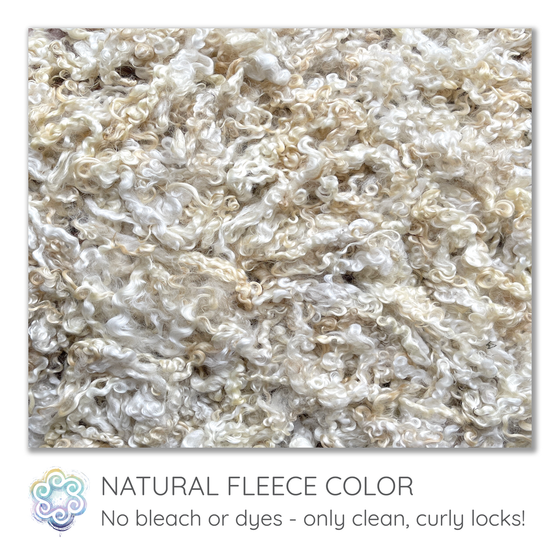 Wensleydale Locks - Natural Fleece, 1oz